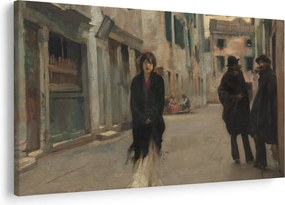 Obraz - John Singer Sargent, Street in Venice, reprodukcia (90x60 cm)