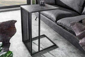 Príručný stolík na architektúru 60 cm mramorový vzhľad