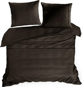 MAKOSATÉNOVÉ OBLIEČKY EVA MINGE ELEGANT1G 160X200 CM, 2 KS 70X80 CM HNEDÉ