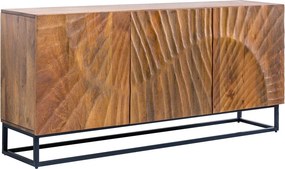 Dizajnová komoda Shayla 140 cm hnedé mango