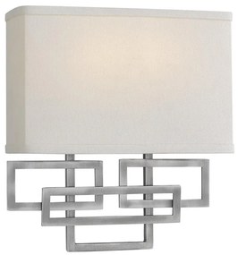 Hinkley HK-LANZA2-AN - Nástenné svietidlo LANZA 2xE14/60W/230V chróm