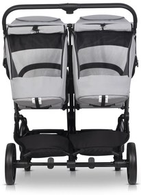 Súrodenecký kočík EasyGo Echo Cloudy Gray