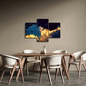 Obraz parašutistu v oblakoch (90x60 cm)