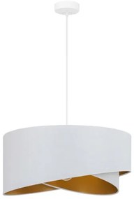 Brilagi - LED Luster na lanku LYRA 1xE27/15W/230V biela/zlatá