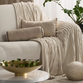 DEKORAČNÝ VANKÚŠ GAJA3 30X50 CM ČIERNA