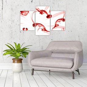 Obraz srdca z dymu (90x60 cm)
