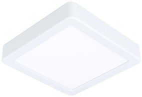 EGLO LED stropné svietidlo FUEVA 5, 10,5 W, denné biele svetlo, 16x16 cm, štvorcové, biele