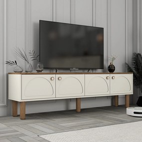 TV stolík/skrinka Bohnedo (krémová). Akcia -18%. Vlastná spoľahlivá doprava až k Vám domov. 1121655