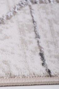 Koberec Safir 172 krémový / tmavohnedý