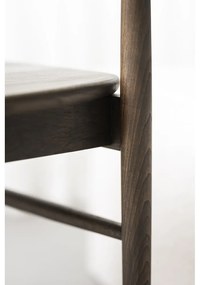 Tmavohnedá jedálenská stolička z dubového dreva Maidstone – Rowico