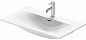 DURAVIT Viu umývadlo do nábytku s otvorom, s prepadom, 830 x 490 mm, biela, s povrchom WonderGliss, 23448300001