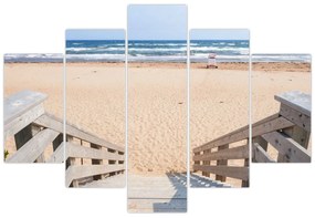 Obraz - Pláž (150x105 cm)