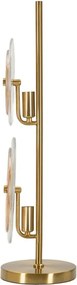 Stolová lampa v zlatej farbe so skleneným tienidlom (výška 63 cm) Venice – Mauro Ferretti