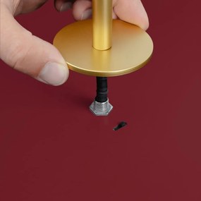 Červené kovové LED stmievateľné závesné svietidlo s kovovým tienidlom ø 31 cm Asteria Plus – UMAGE