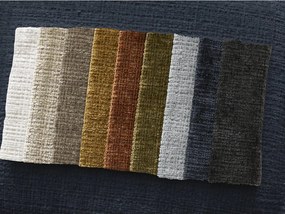 Tmavomodrá ženilková podnožka Neil – Bobochic Paris