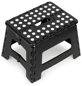 Skládacia stolička TABOR 22 cm čierna