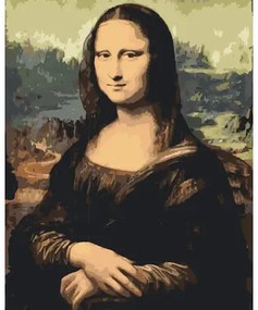 Maľovanie podľa čísel na ráme Mona Lisa 80x100 cm