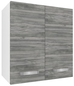 Kuchynská skrinka Belini horná 60 cm šedý antracit Glamour Wood  TOR SG2-60/2/WT/GW1/0/U
