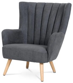 Kreslo AK-311 GREY2, sivá látka