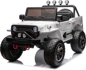 LEAN CARS JH-102 Biele auto na batérie 4x4