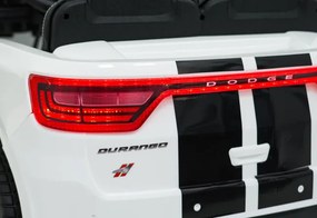 Elektrické autíčko Dodge Durango biele