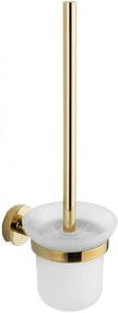 Mexen Remo, nástenná WC kefa, zlatá lesklá, 7050750-50