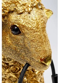 Animal Flower Sheep stolová lampa zlatá 36 cm