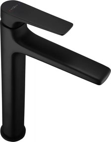 Mexen Lynx, vysoká umývadlová batéria, čierna matná, 745910-70