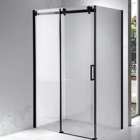 BPS-koupelny Obdĺžnikový sprchovací kút BS14C 120x90 čierna/transparent - bez vaničky