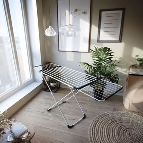 Sušák na prádlo Aria černobílý