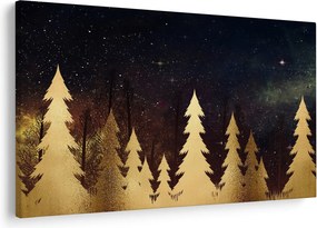 Obraz - Zlatá noc (90x60 cm)