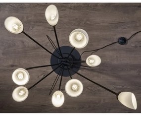 Jupiter 2058 - Stojacia lampa GLORIOSA 9xG9/14W/230V čierna