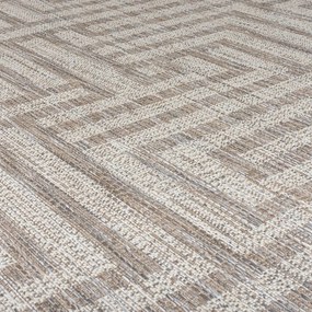 Flair Rugs koberce Kusový koberec Lipari Salerno Grey – na von aj na doma - 120x170 cm