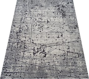 DY Sivý abstraktný koberec Enigma 09 Rozmer: 80x150 cm