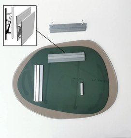Zrkadlo Aqua Fume 55 x 75 cm