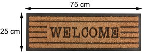 Vonkajšia rohožka Welcome Line, 75x25 cm