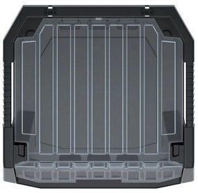 Úložný box uzatvárateľný 39,6 × 38 × 28,2 cm, čierna