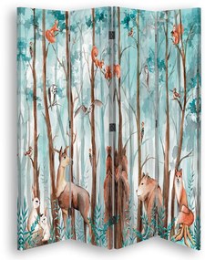 Gario Paraván Les a lesné zvieratká Rozmery: 145 x 170 cm, Prevedenie: Klasický paraván