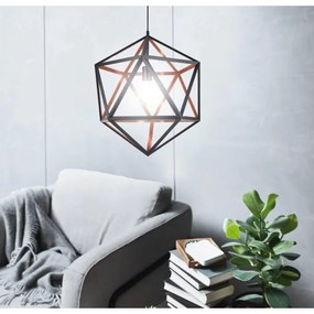 Eglo 43349 - Luster na lanku EMBLETON 1 1xE27/60W/230V