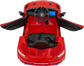 Elektrické autíčko Porsche Spyder RS 718 MP4 červené