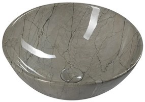 Sapho, DALMA keramické umývadlo 42x16,5x42 cm, grigio, MM113