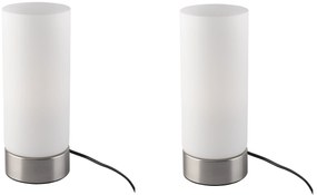 Livarno home Stolná LED lampa s dotykovou funkciou (valcový tvar), 2 kusy (800011131)