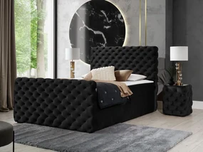 Kontinentálna posteľ Tigline Lux, Rozmer postele: 140x200, Dostupné poťahy: Velluto 30