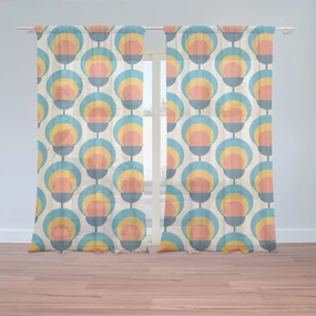 Sablio Záclony Dúhové spektrum: 2ks 150x250cm