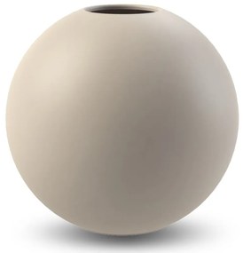 COOEE Design Guľatá váza Ball Sand 10 cm