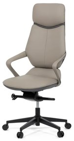 Autronic BONTEC Kancelárske kreslo, synchrónny mechanizmus, šedá ekokoža, KA-T8426 GREY Farba: Modrá