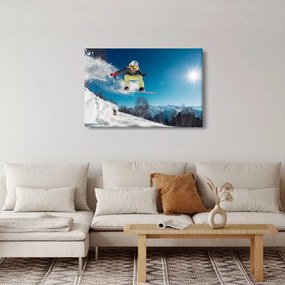Obraz - Snowboardista (90x60 cm)