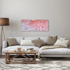 Obraz - Prímorská atmosféra v ružových odtieňoch (120x50 cm)