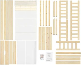 Detská posteľ 80 × 160 cm s úložným priestorom