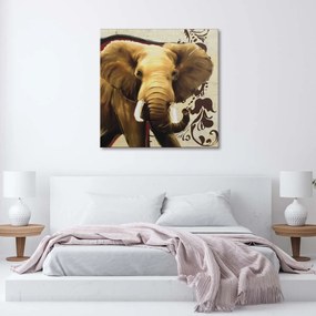 Obraz na plátně Sloní Afrika - 60x60 cm